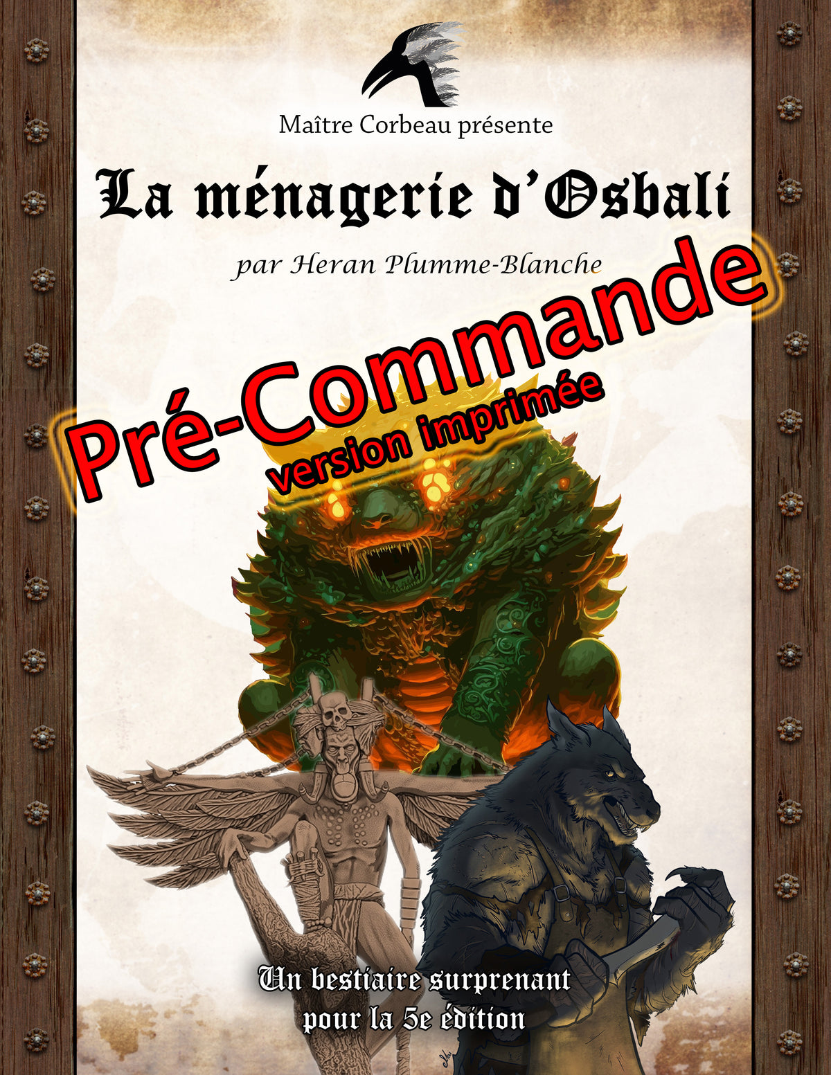 1 - PRÉ-COMMANDE La ménagerie d'Osbali (IMPRIMÉ)